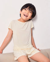 Summer Cloud Pajamas Set - Butterscotch